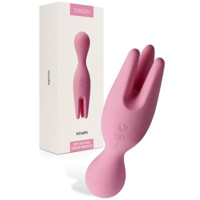 Svakom Nymph 6 1 Silicone Vibrator with Moving Fingers