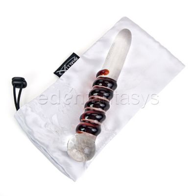 Penthouse pen Martina Warren signature glass dildo wand