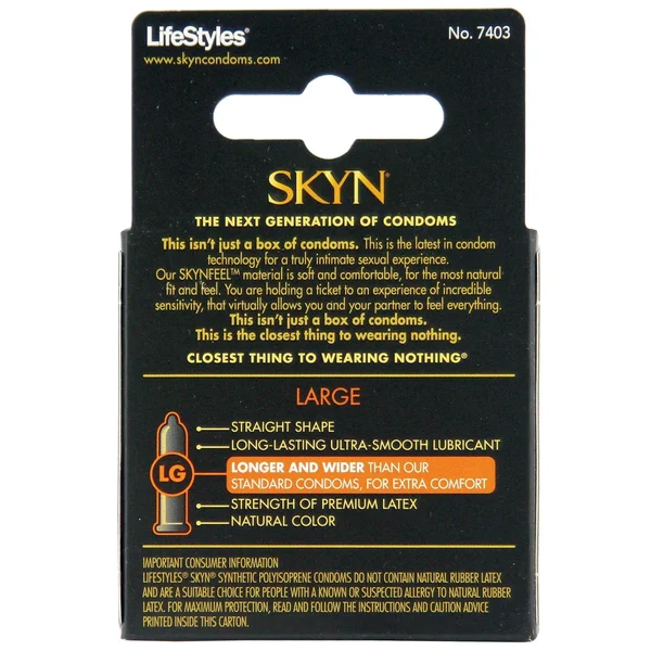 Lifestyles SKYN Large Non-Latex - Box of 3 — image 6 of 6