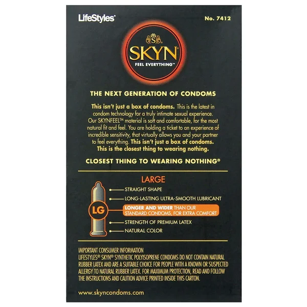 Lifestyles SKYN Large Non-Latex - Box of 12 — image 6 of 6