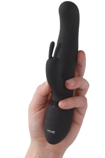 Vive Izara 8.7" Rotating Beaded Rabbit Vibrator