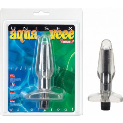 Aqua Vee Butt Plug Clear