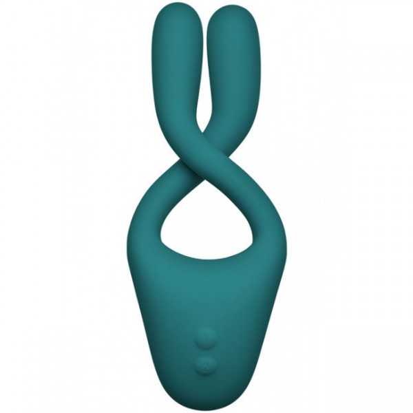 Doc Johnson Tryst 2 Bendable 5.75" Couples Vibrator With Remote