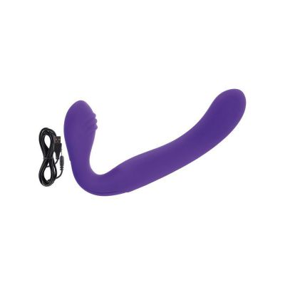 Silicone Love Rider Strapless Strap On Rechargeable