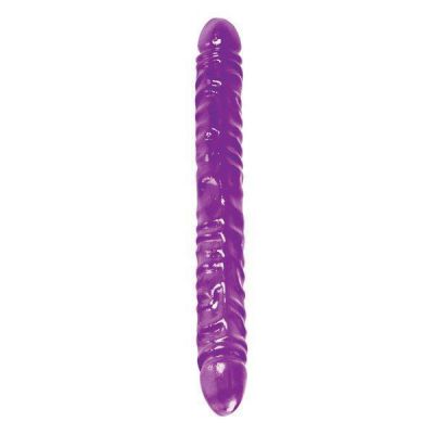 Reflective Gel Viened Double Dong