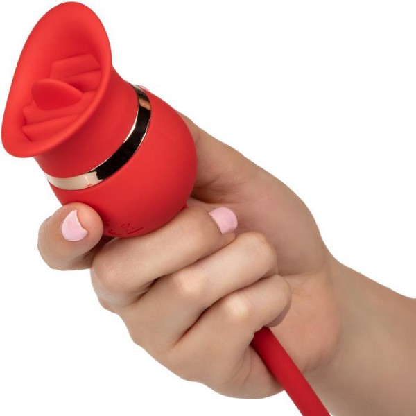 French Kiss™ Casanova Clit Stimulator - (2 in 1 Tongue & Bullet Vibrator!)