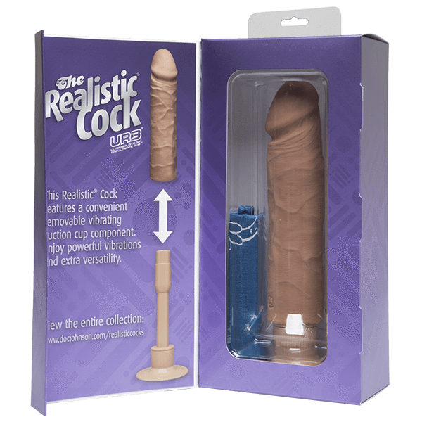 Realistic Cock - UR3 Vibrating 8in