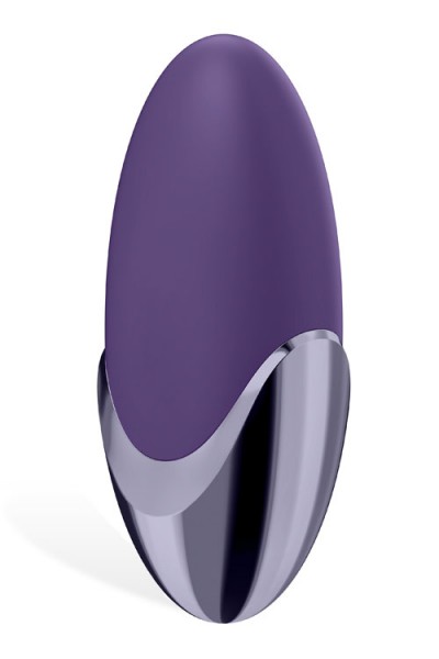 Satisfyer Purple Pleasure 3.7" Lay On Clitoral Vibrator