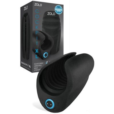 ZOLO Cockpit XL Squeezable Vibrating 6 3 Masturbator