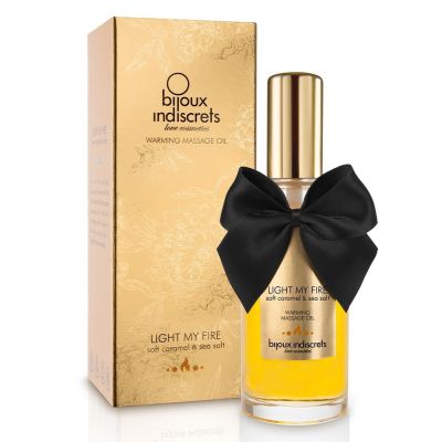 Bijoux Indiscrets Light My Fire Soft Caramel Warming Massage Oil