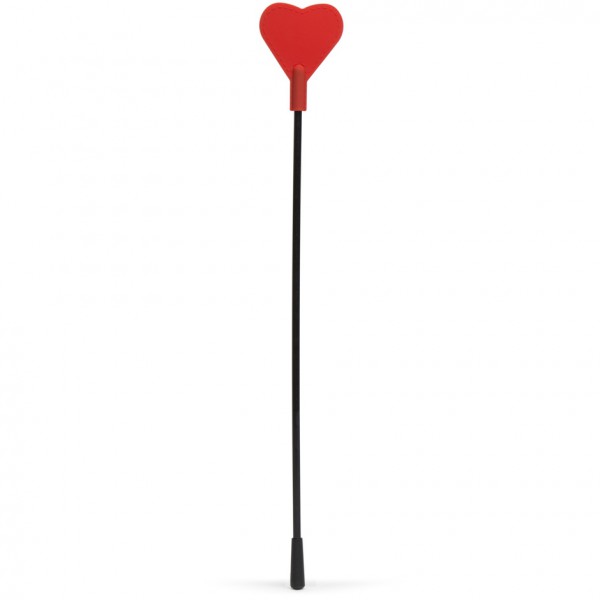 Bondage Boutique Red Skip a Beat Silicone Heart Riding Crop