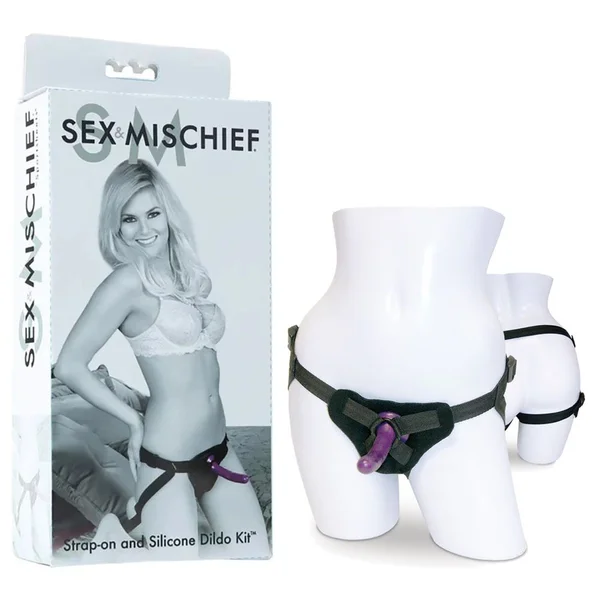 Sex & Mischief Strap On Silicone Dildo Kit — image 9 of 13