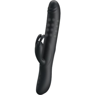 Pretty Love Rechargeable Colin Rabbit Vibrator Black
