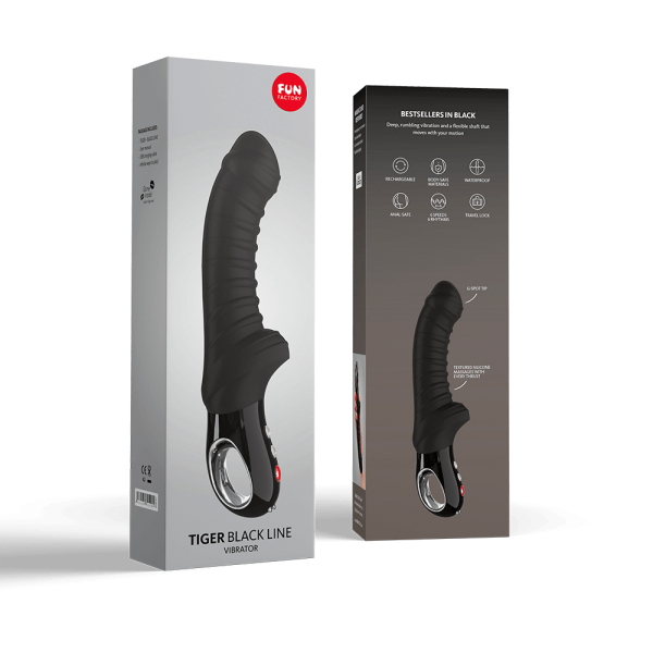 Tiger G5 G-Spot & Prostate Vibrator Black Line