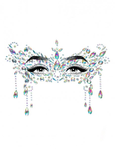 Leg Avenue Masquerade Adhesive Face Jewels Sticker