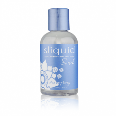 Sliquid Naturals Swirl Flavoured Lubricants Blue Raspberry 125ml