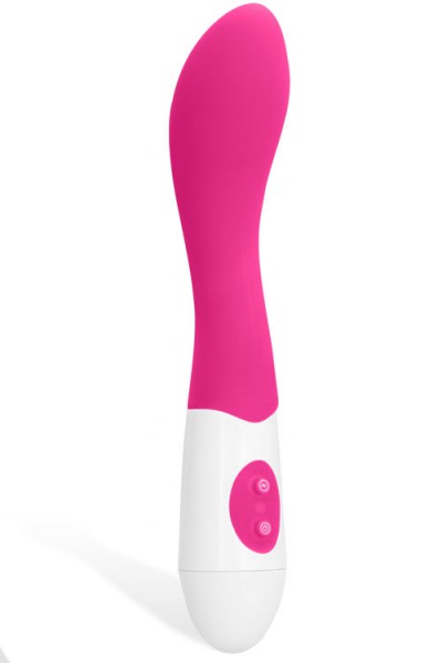 GC Curved 7.5" Silicone G-Spot Vibrator