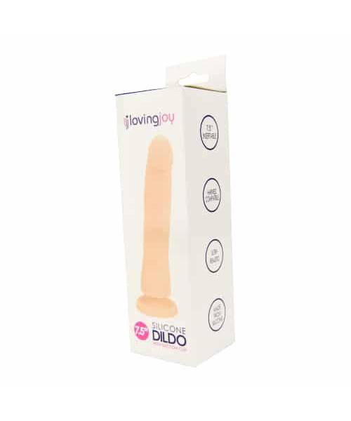 Loving Joy Realistic Silicone 7.5 Inch Strap-On Dildo — image 6 of 10