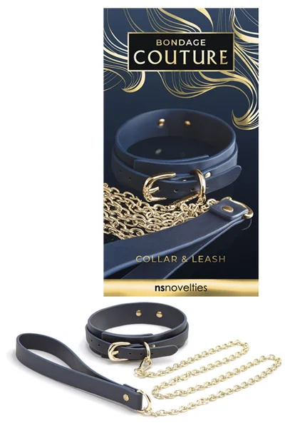 nsnovelties Bondage Couture Vegan Leather Collar & Leash — image 7 of 8