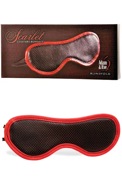 Adam and Eve Vegan Leather Blindfold With Satin Lining — image 2 of 2