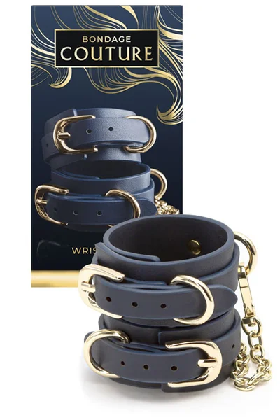 nsnovelties Bondage Couture Vegan Leather Wrist Cuffs — image 7 of 8