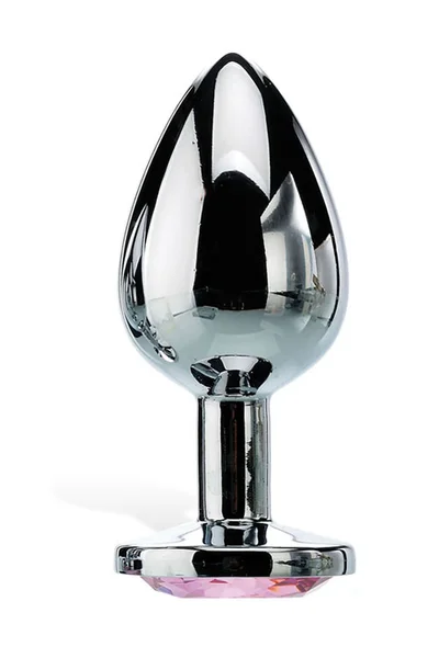 Adam and Eve 2.8" Metal Butt Plug With Faux Jewel Base — image 6 of 12