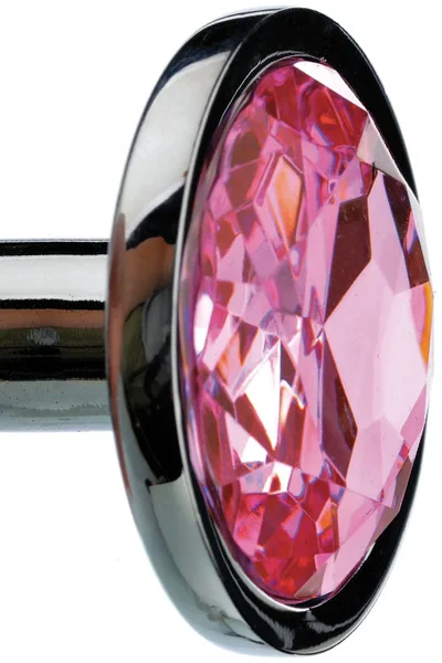 Adam and Eve 2.8" Metal Butt Plug With Faux Jewel Base — image 11 of 12