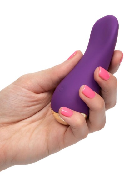California Exotic 4.25" Curved Silicone Vibrating Massager