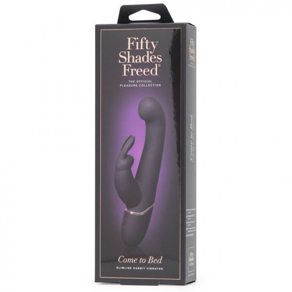 Fifty Shades Freed Come to Bed Rechargeable Slimline G-Spot Rabbit Vibrator