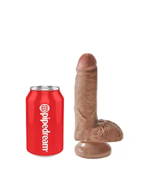 King Cock 7 Inch Cock With Balls - Tan - 7 Inch — image 12 of 12