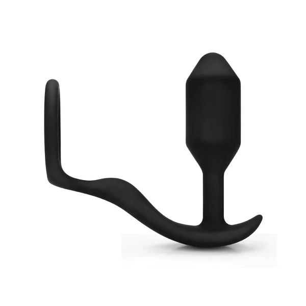 b-Vibe Snug & Tug Weighted Silicone & Penis Ring — image 7 of 10