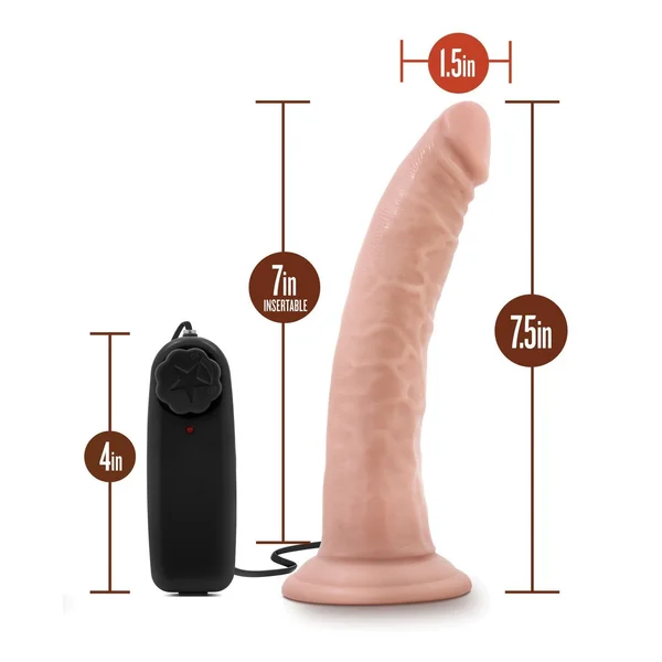 Blush Dr. Skin Dr. Dave 7" Cock w/Suction Cup — image 8 of 10
