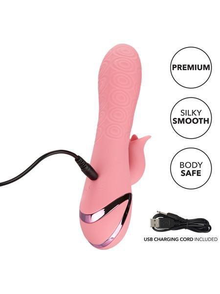 California Exotic Pasadena Player 8.5" Rotating Rabbit Vibrator With Tongue Teaser