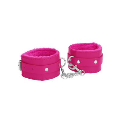 Ouch Plush Leather Wrist Cuffs