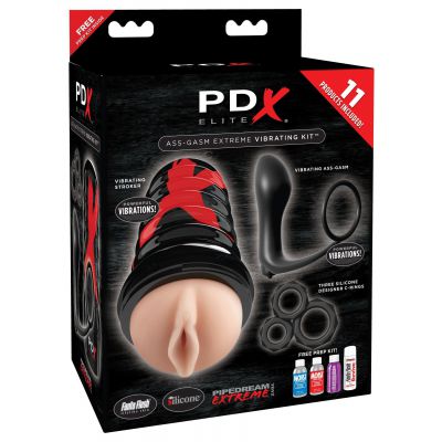 PDX ELITE ASS GASM VIBRATING KIT