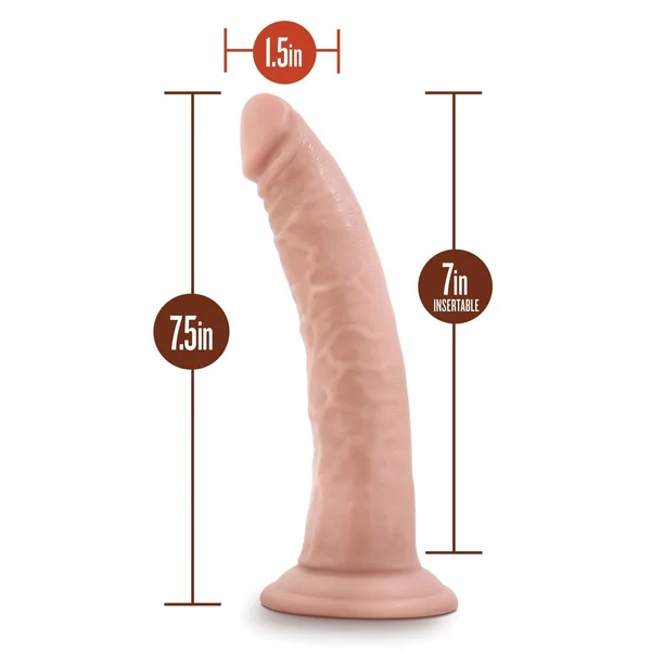 Blush Dr. Skin 7" Cock w/Suction Cup — image 8 of 10