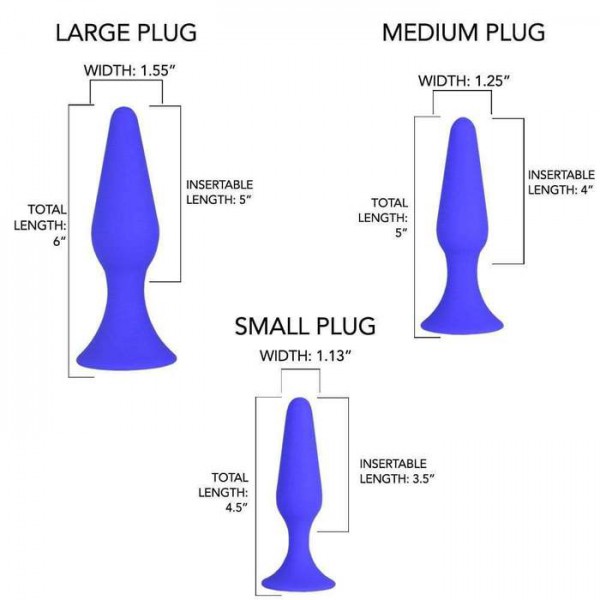 Silicone Anal Plug Kit