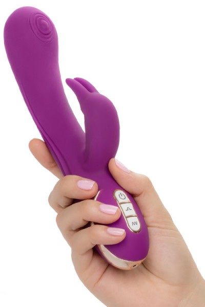 California Exotic 9" Silicone Thumping Jack Rabbit Vibrator