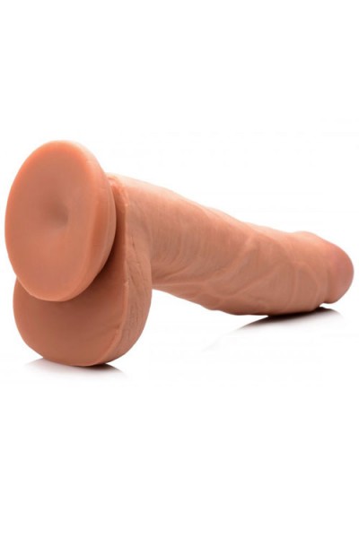 USA Cocks Dual Layer 9" Realistic Dildo with Balls & Suction Cup