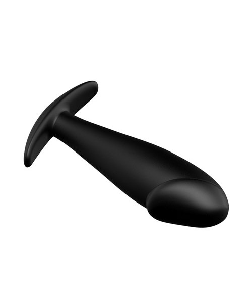 Vibrating penis shaped butt plug
