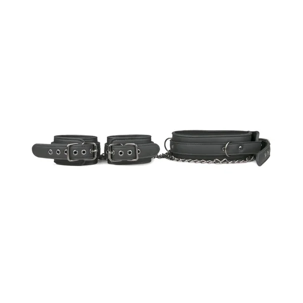 Easy Toys Faux Leather Collar with Handcuffs — image 6 of 15
