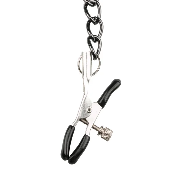 Easy Toys Faux Leather Collar w/Nipple Chains — image 8 of 10