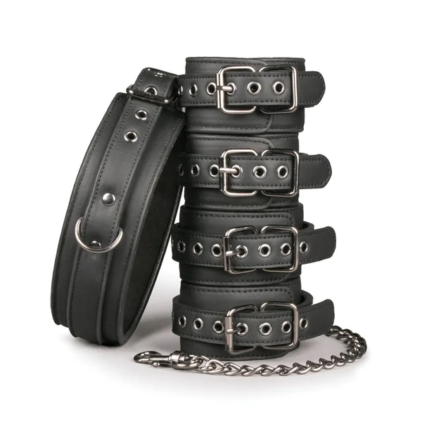 Easy Toys Fetish Set with Collar Ankle & Wrist Cuffs — image 6 of 10