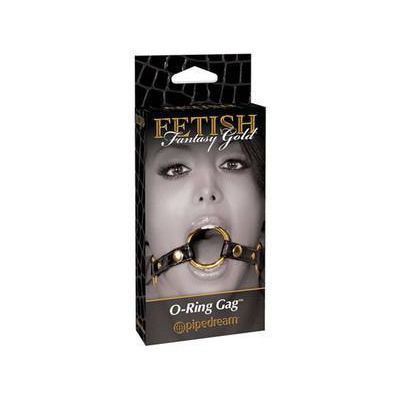 Fetish Fantasy Gold O Ring Gag Black