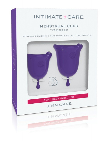 Jimmy Jane Reusable Silicone Menstrual Cups (2 Pack)