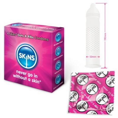 Skins Dots and Ribs Condoms 12 Skins