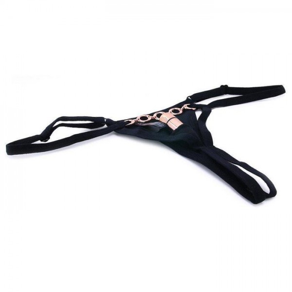 Entice Crotchless Vibrating Panty