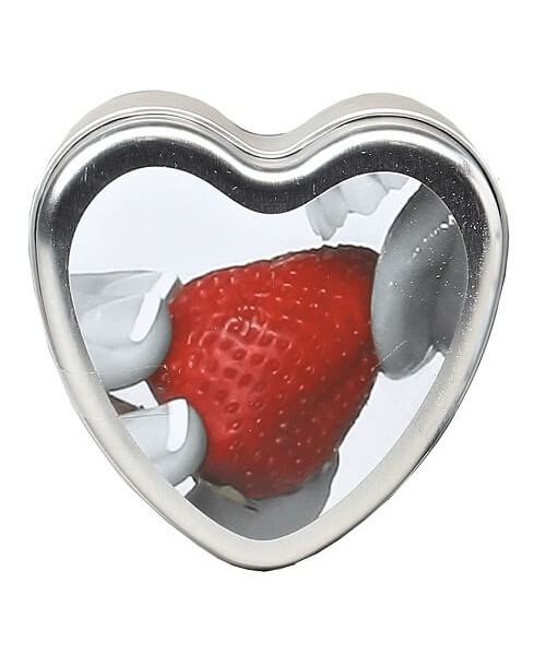 Earthly Body 3 in 1 Edible Massage Heart Candle