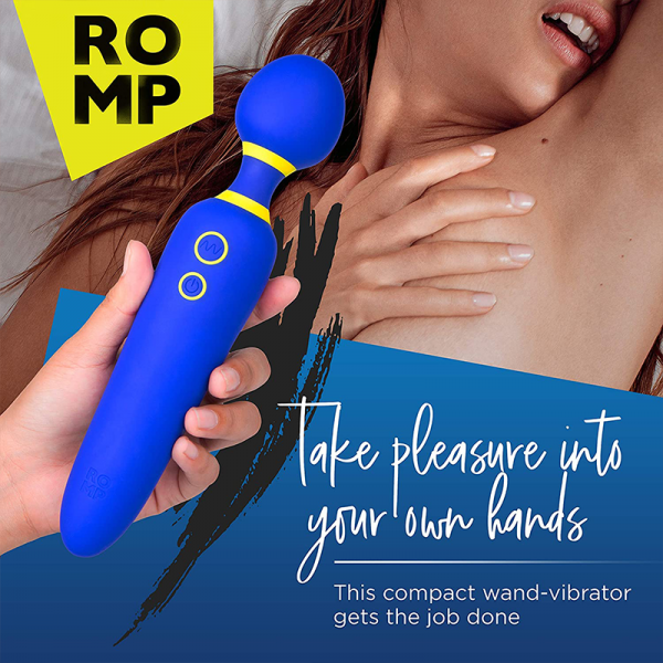 Romp Flip 9" Mini Wand Vibrator With Flexible Neck