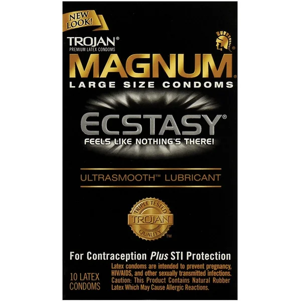 Trojan Magnum Ecstasy Condoms - Box Of 10 — image 3 of 4